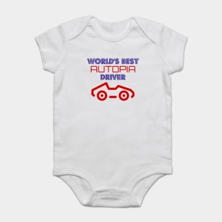 World's Best Autopia Driver Baby Bodysuit